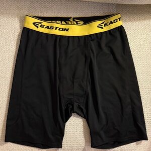 Easton Men's Black Boxer Briefs with Yellow Waistband